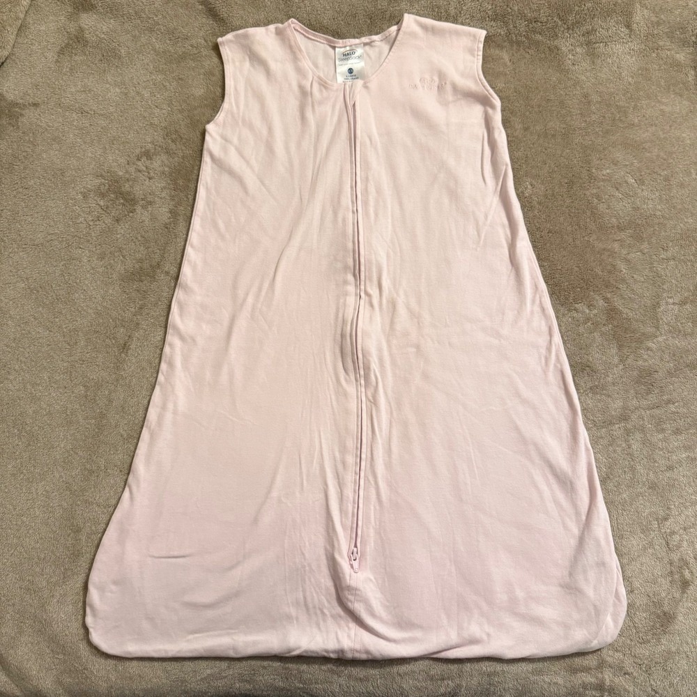 Halo SleepSack Pink Cotton Wearable Blanket Sleep Bag XL 18-24 Months